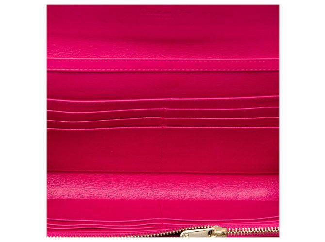 Autre Marque Borsa a tracolla Lady Dior Wallet On Chain in vernice Cannage rosa Dior - vista 4