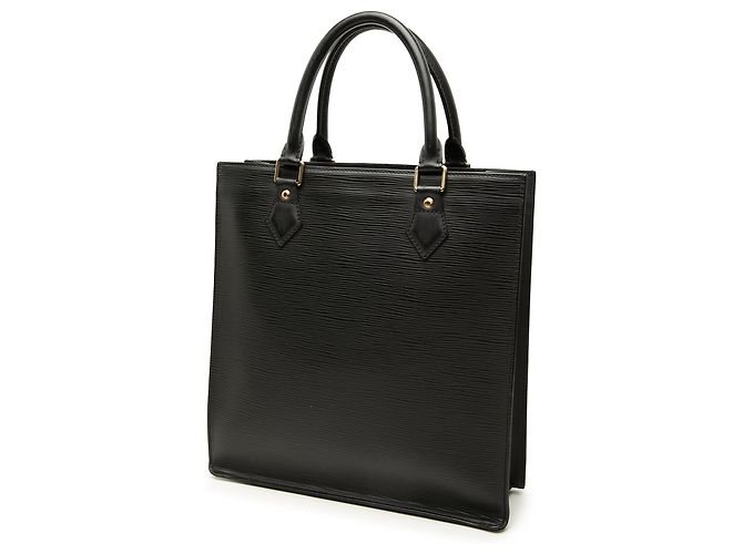 Saco Tote Louis Vuitton Epi Sac Plat PM Preto - vista 2