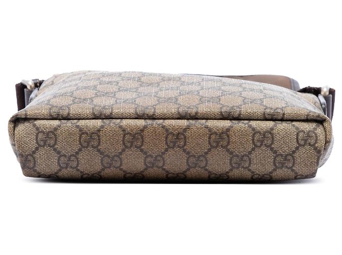 Borsa a tracolla Gucci GG Supreme Beige - vista 3