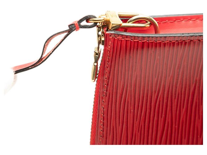 Louis Vuitton Epi Pochette Accessoires Schultertasche rot - Ansicht 6