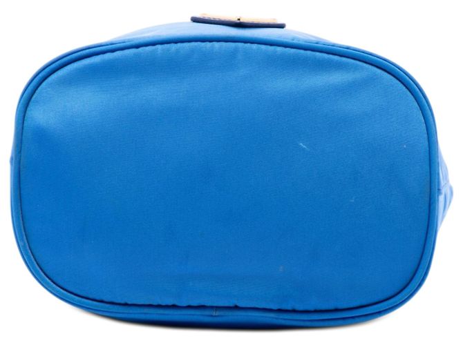 Pouch con coulisse Prada Tessuto Blu - vista 3