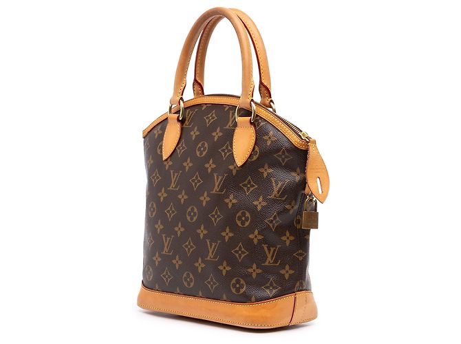 Bolsa Louis Vuitton Monogram Lockit PM Castanha Marrom - vista 2