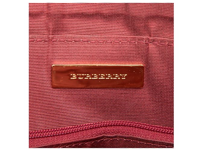 Borsa Tote Burberry House Check in tela beige - vista 5