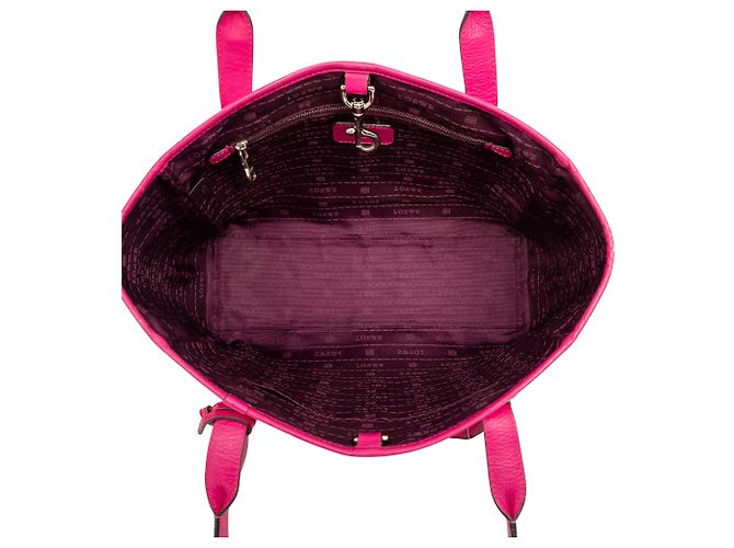 LOEWE Heritage Tote aus Leder in Rosa Pink - Ansicht 4