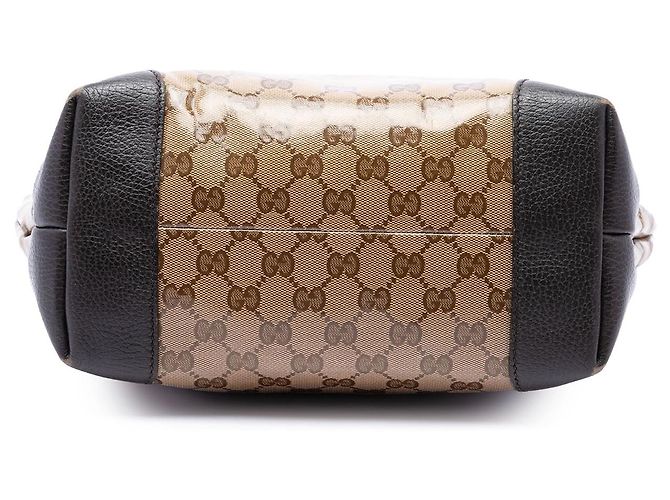 Beige Gucci GG Crystal Vertical Charm Tote - Ansicht 3