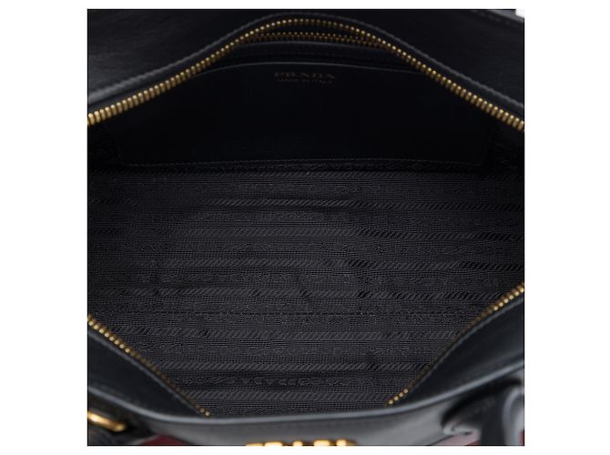 Borsa Esplanade Prada in pelle Saffiano e City Calf rossa Rosso - vista 4