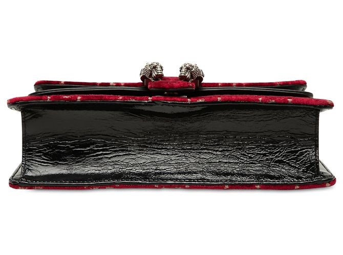 Borsa a tracolla Dionysus in velluto GG Medium rossa Gucci Rosso - vista 3