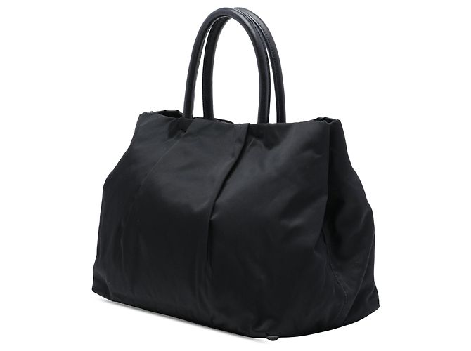 Tote Prada Tessuto Fiocco Bow Nera Nero - vista 2