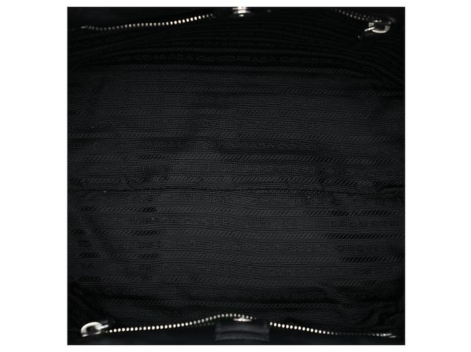 Tote Prada Tessuto Fiocco Bow Nera Nero - vista 4