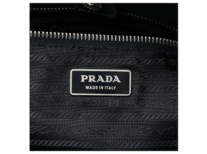 Tote Prada Tessuto Fiocco Bow Nera Nero - vista 5