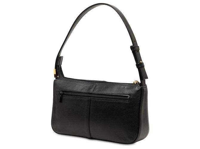 Borsa a tracolla Burberry in pelle nera Nero - vista 2