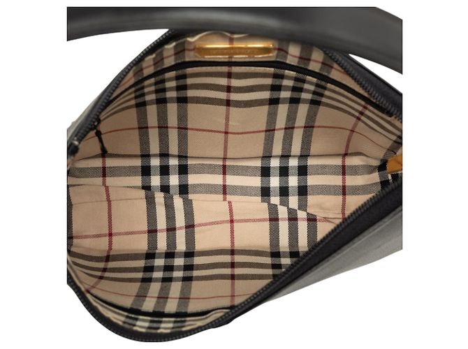 Borsa a tracolla Burberry in pelle nera Nero - vista 4