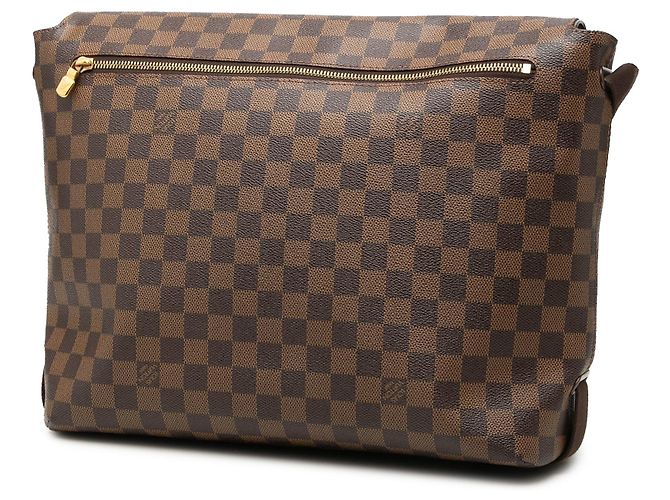 Borsa a tracolla Louis Vuitton Damier Ebene Brooklyn MM marrone - vista 2
