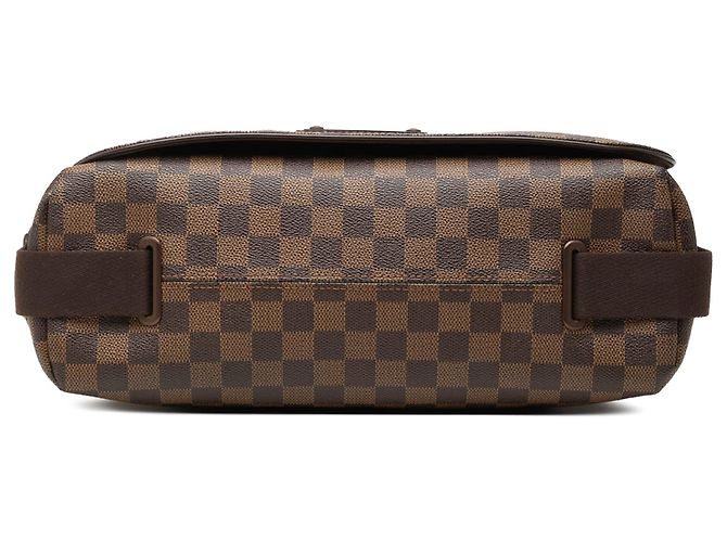 Borsa a tracolla Louis Vuitton Damier Ebene Brooklyn MM marrone - vista 3