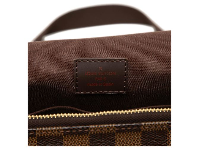 Borsa a tracolla Louis Vuitton Damier Ebene Brooklyn MM marrone - vista 5