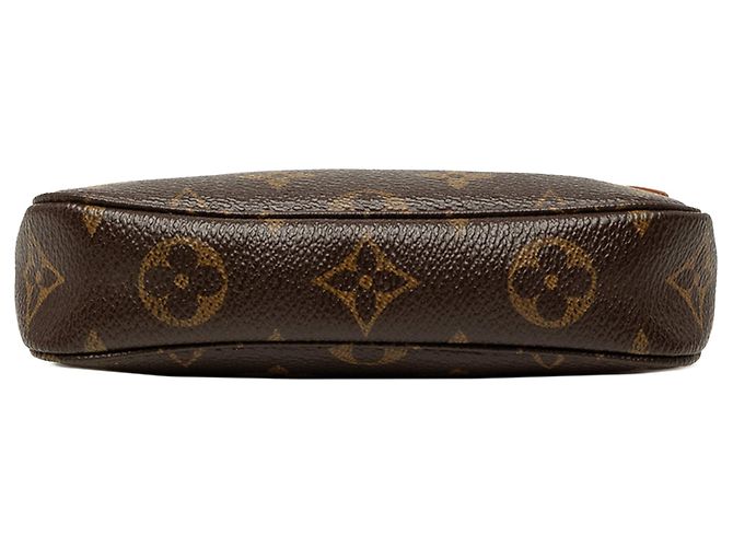 Borsa a mano Mini Pochette Accessoires Monogram Louis Vuitton Marrone - vista 3