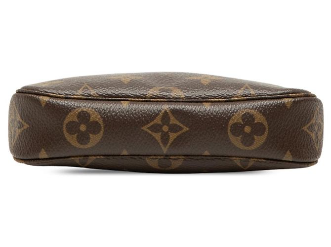 Bolsa de Mão Mini Pochette Accessoires Monogram Louis Vuitton Castanha Marrom - vista 3