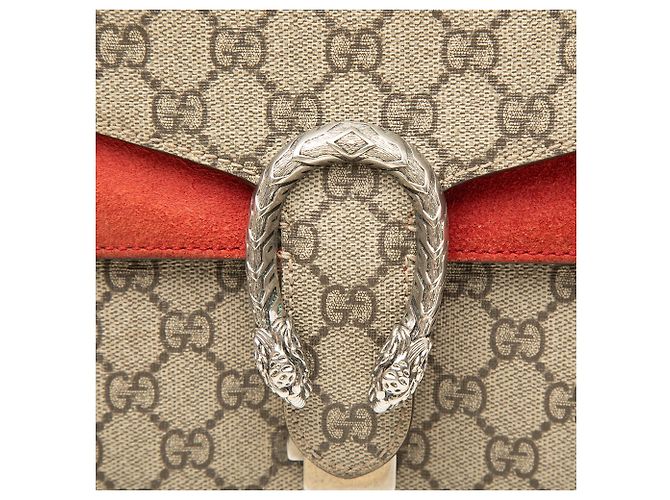 Borsa a tracolla Gucci Dionysus Small GG Supreme Beige - vista 7