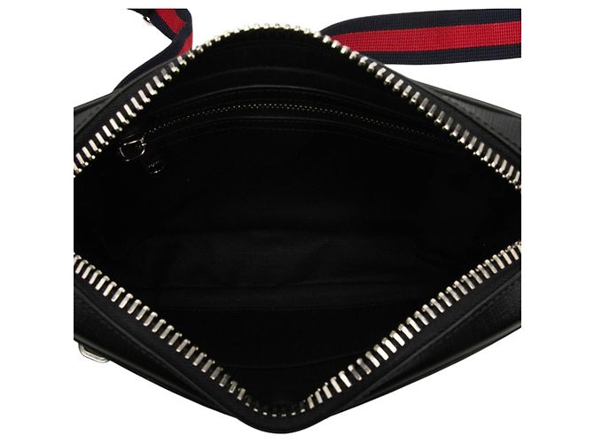 Borsa cintura Gucci GG Supreme Web nera Nero - vista 4