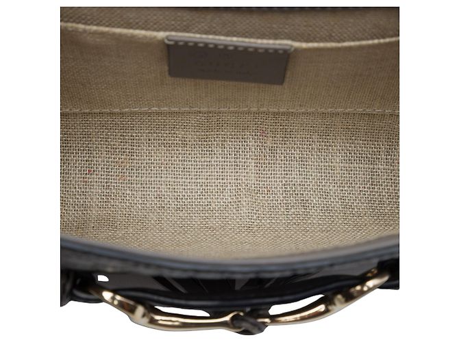 Bandolera Gucci Mini Microguccissima Emily Gris - vista 4