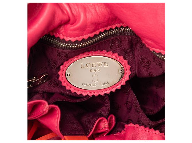 Borsa a tracolla LOEWE Bicolor Nappa Flamenco Tassel 30 Rosa - vista 5