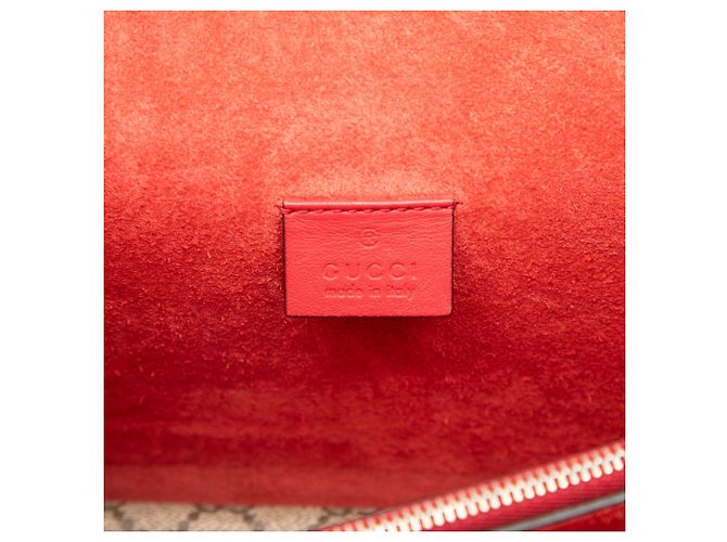 Borsa a Spalla Gucci Dionysus Medium GG Supreme Beige - vista 5