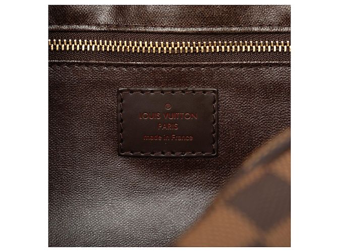 Borsa a pochette Louis Vuitton Damier Ebene Trousse Toilette 25 Marrone - vista 5