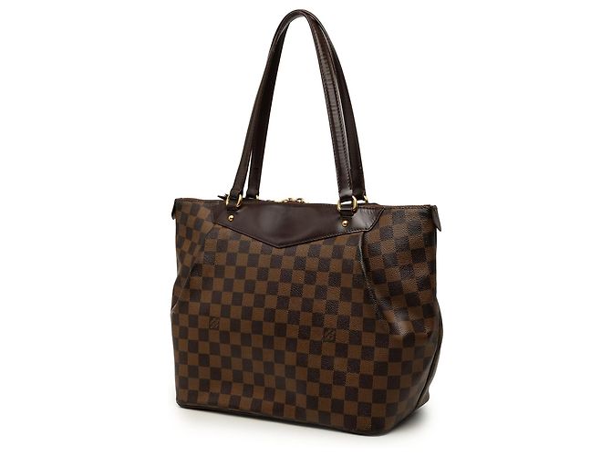Borsa a Tracolla Louis Vuitton Damier Ebene Westminster GM Marrone - vista 2