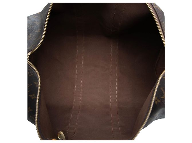 Borsa da viaggio Louis Vuitton Monogram Keepall Bandouliere 45 Marrone - vista 4