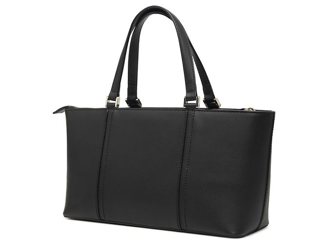 Borsa tote Burberry in pelle nera Nero - vista 2