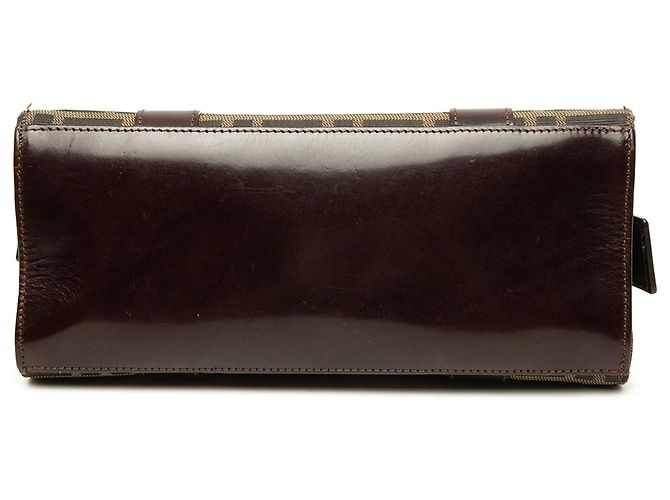 Borsa Fendi Zucca Canvas marrone - vista 3