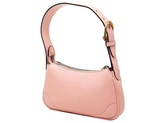 Borsa a tracolla Mini Aphrodite Gucci in pelle di capra rosa - vista 2