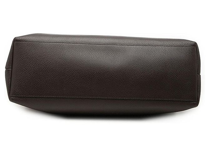 Bamboo Bolsa Satchel Gucci em couro de bezerro marrom com tassel de bambu - vista 3