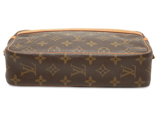 Borsa a pochette Louis Vuitton Monogram Compiegne 23 Marrone - vista 3
