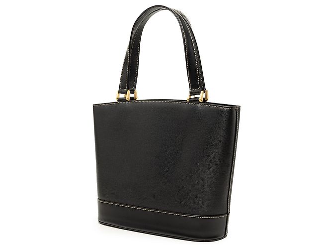 Borsa tote Burberry in pelle nera Nero - vista 2