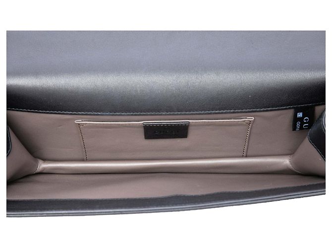 Clutch Gucci Broadway in camoscio nero con cristalli - vista 4
