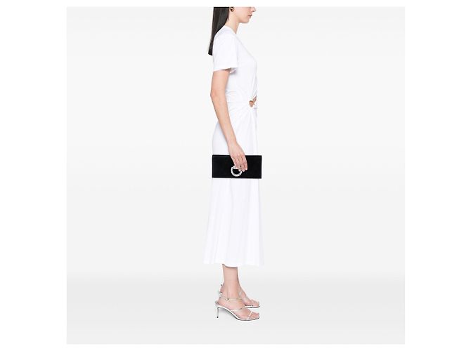 Clutch Gucci Broadway in camoscio nero con cristalli - vista 6