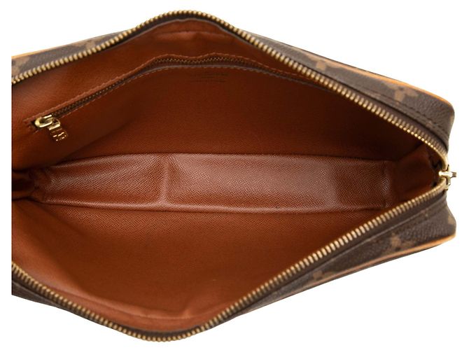 Brown Louis Vuitton Monogram Marly Dragonne GM Clutch Bag - view 4