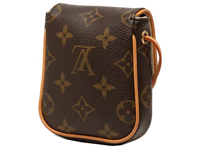 Borsa a tracolla Louis Vuitton Monogram Pochette Cancun Marrone - vista 2