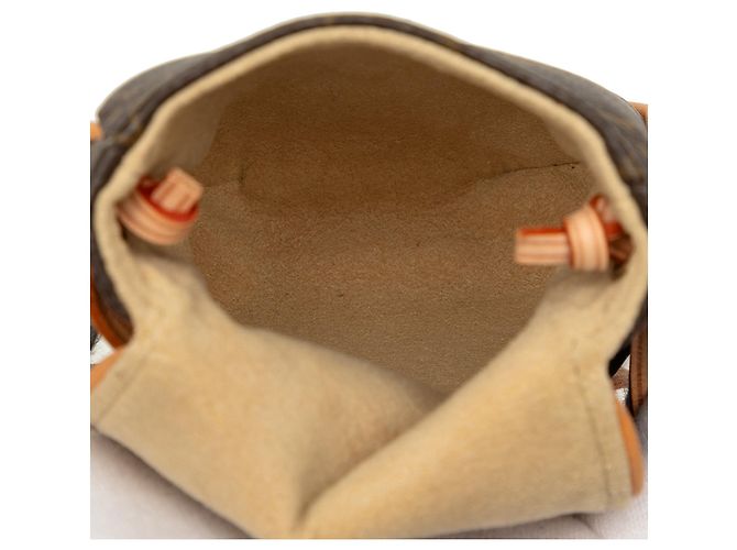 Borsa a tracolla Louis Vuitton Monogram Pochette Cancun Marrone - vista 4