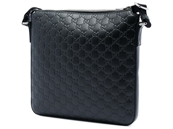 Borsa a tracolla Gucci Guccissima nera Nero - vista 2