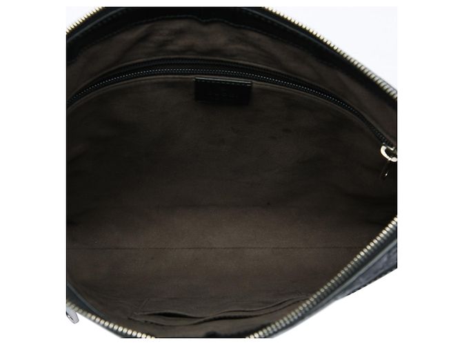Borsa a tracolla Gucci Guccissima nera Nero - vista 4