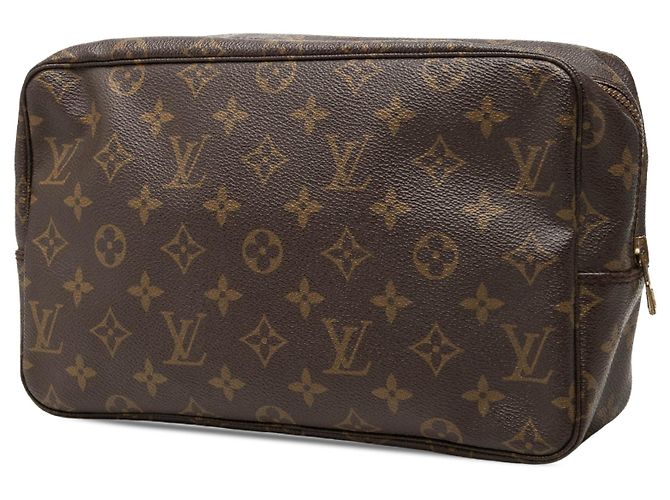 Bolso de mano Louis Vuitton Monogram Trousse Toilette 28 Marrón Castaño - vista 2