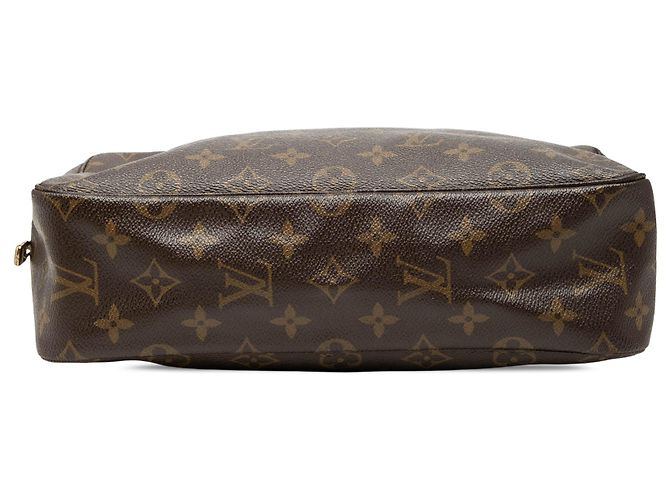 Bolso de mano Louis Vuitton Monogram Trousse Toilette 28 Marrón Castaño - vista 3