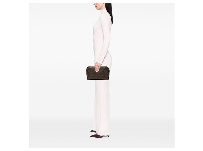 Bolso de mano Louis Vuitton Monogram Trousse Toilette 28 Marrón Castaño - vista 6
