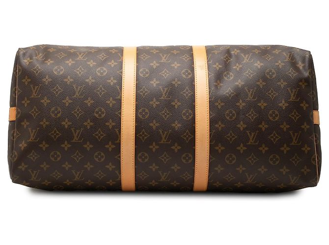 Borsa da viaggio Louis Vuitton Monogram Keepall Bandouliere 55 Marrone - vista 3
