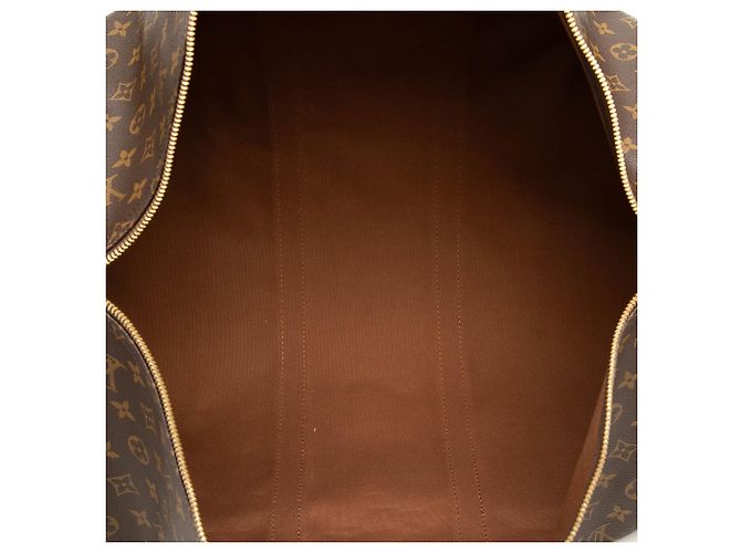 Borsa da viaggio Louis Vuitton Monogram Keepall Bandouliere 55 Marrone - vista 4