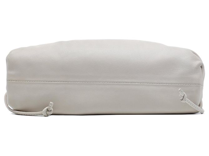 Borsa a tracolla The Mini Pouch in nappa bianca Bottega Veneta Bianco - vista 3
