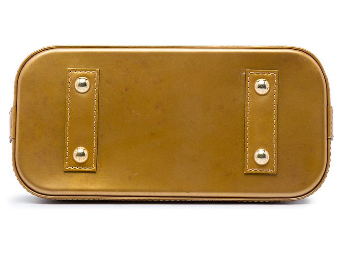 Borsa Satchel Alma BB Louis Vuitton Monogram Vernis Gold D'oro - vista 3