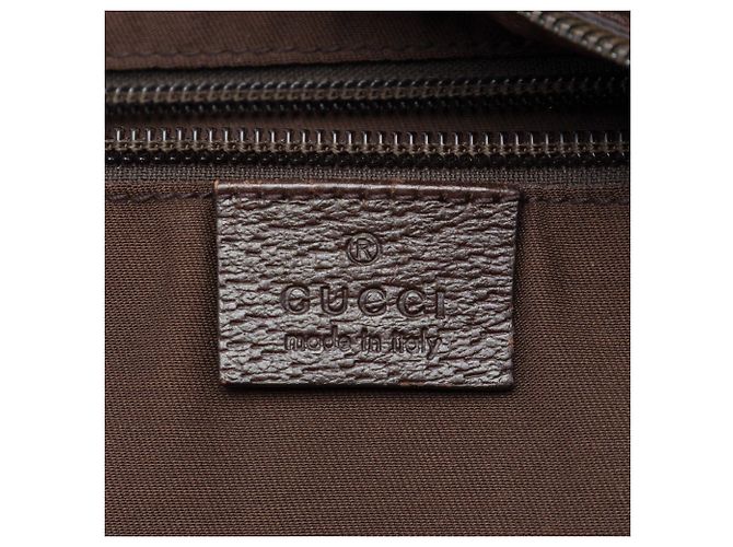 Borsa business Gucci GG Canvas Web beige - vista 5